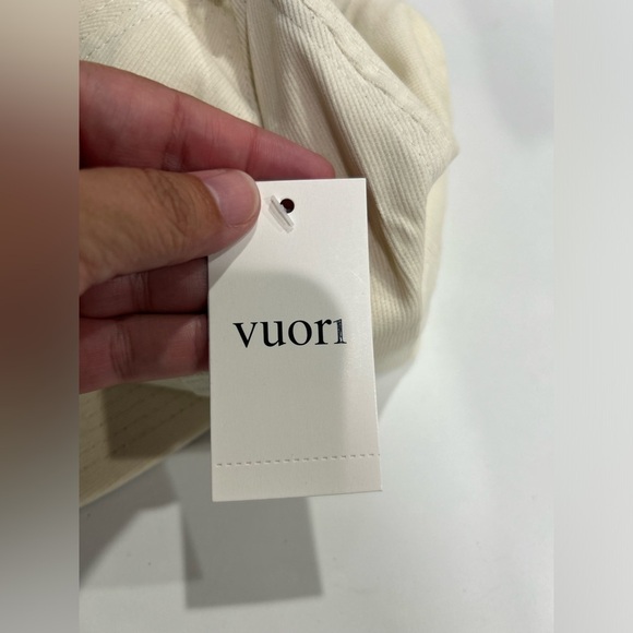 Vuori Performance Cord Hat Bone Cream Off-White NWT Flat Bill Performance Cotton - Picture 5 of 8